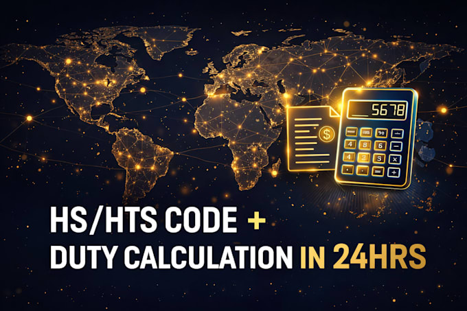 provide accurate hs hts code and customs duty calculation