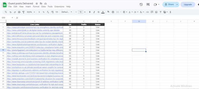 do manual white hat link building for SEO