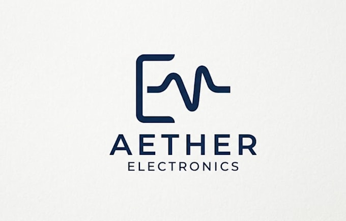do minimalist electronics logo for tech brands