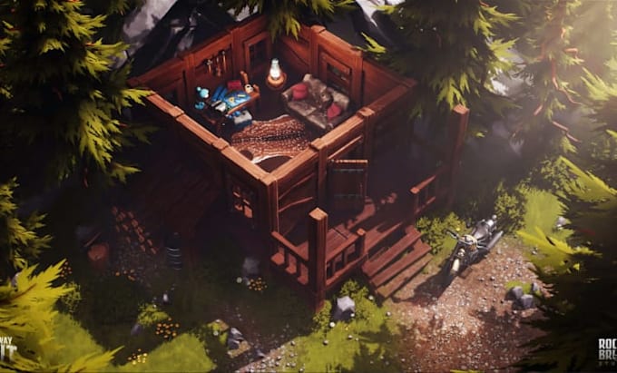 build unreal engine 3d game assets props buildings environments models