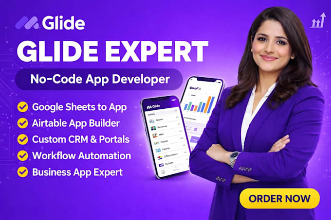 build a glide no code app from google sheets or airtable