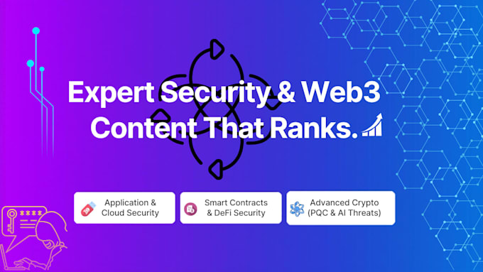 write a cybersecurity, blockchain, or web3 technical article