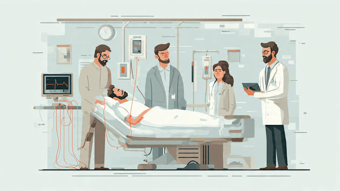 create vector medical illustration