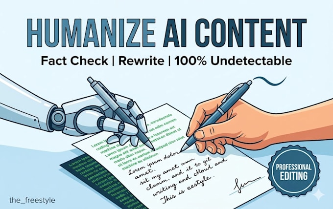 humanize ai content, fact check, and rewrite for SEO