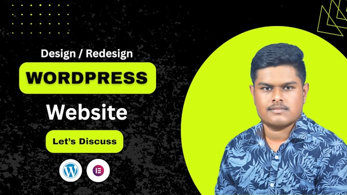 create a responsive wordpress website using elementor
