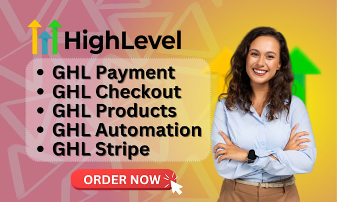 setup ghl payment, checkout, stripe, automations, products