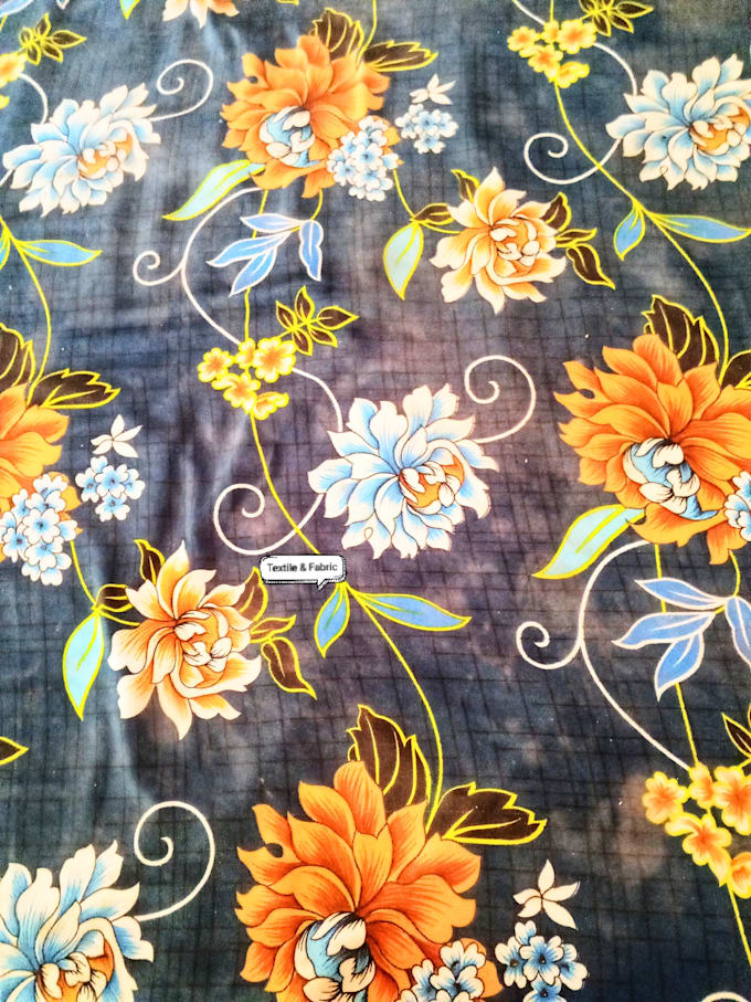 design exclusive flower print patterns for fabric