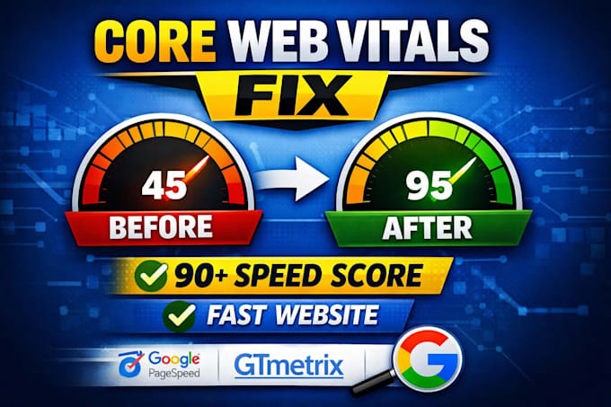 speed up wordpress, fix core web vitals, lcp, cls, inp issues and google