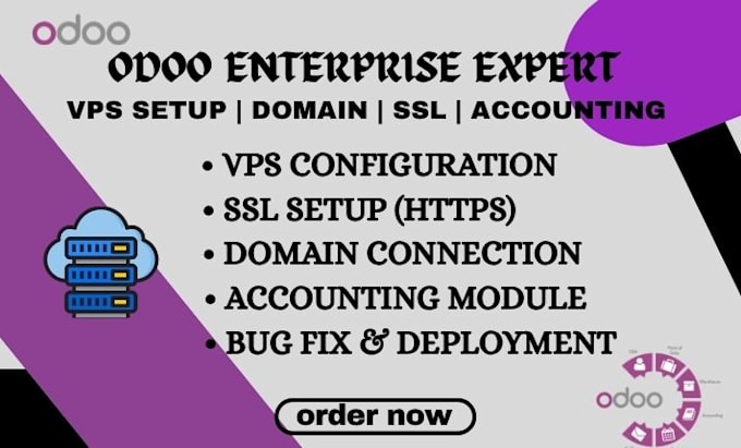 install odoo enterprise vps domain SSL setup odoo accounting bookkeeping module