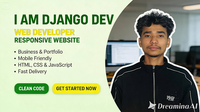 build django web app or backend