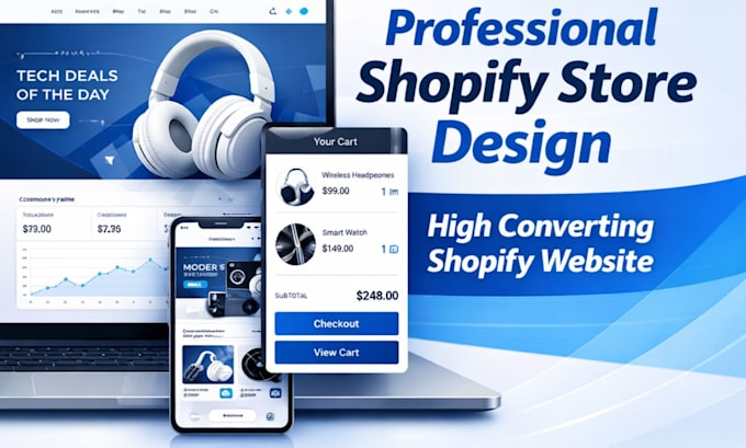 design shopify store website redesign and shopify store design