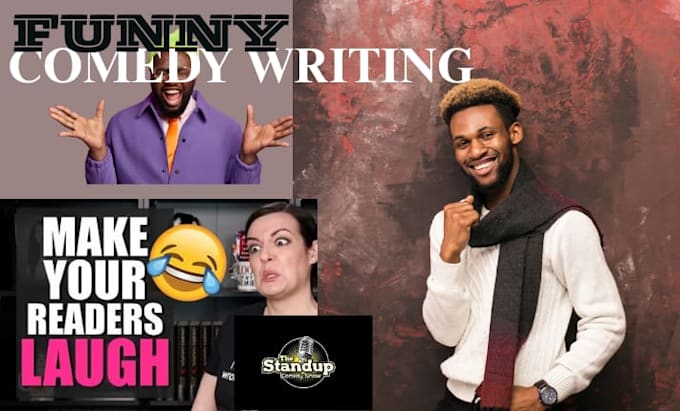 write comedy scripts, movie script, screenplay, jokes and speeches