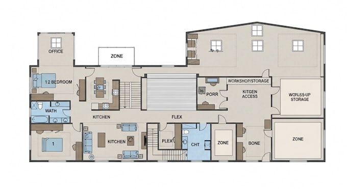 do custom small home, guest house, site plan,  barndominium floor plan designer