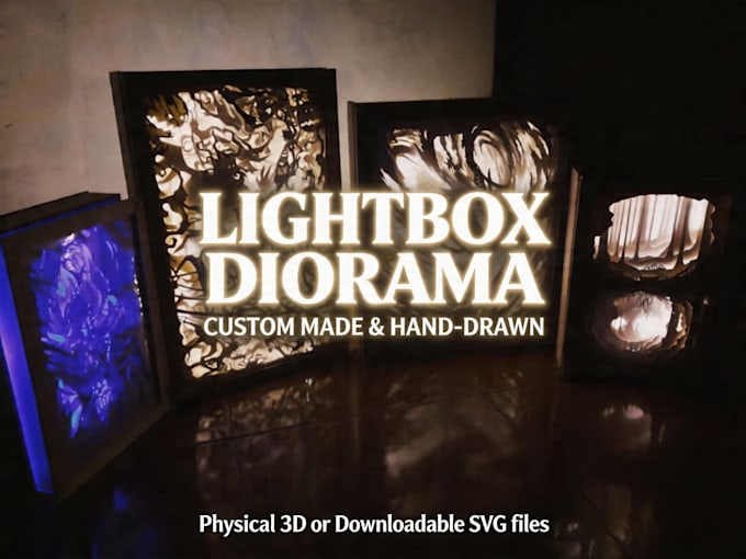 create custom lightbox svg for personal use only, no commercial use