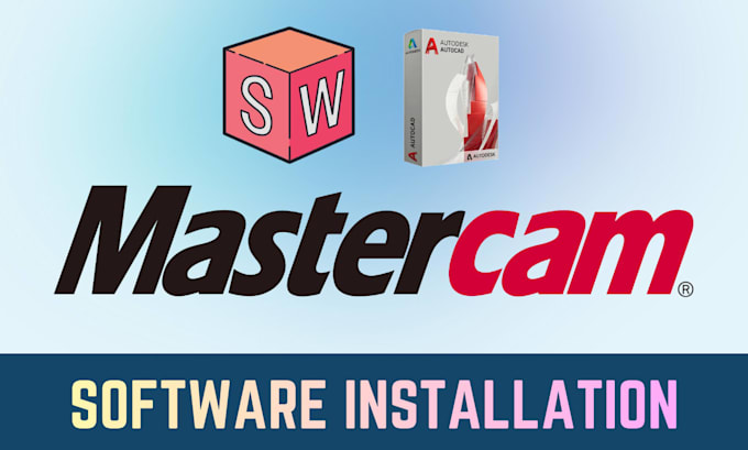 remotely install mastercam, solidworks and autodesk autocad on windows PC