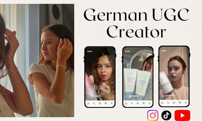 be your german ugc creator for authentic video ads and content
