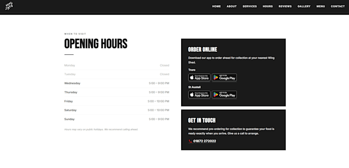 create a professional website for you