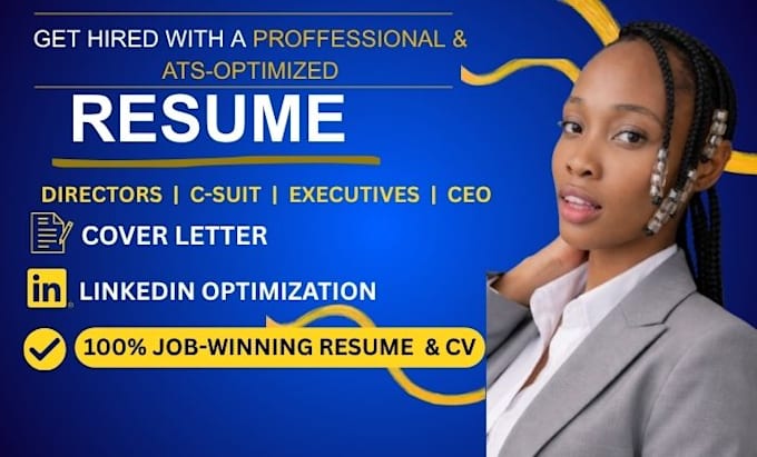 write a professional ats friendly resume and cover letter