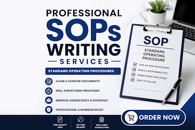 create professional sops writing and iso compliant business sops