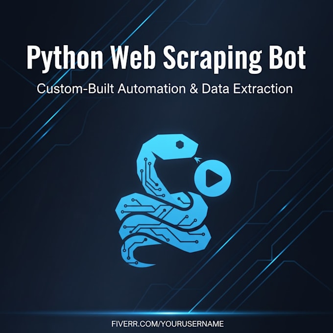 create a python automation script and a web scraping bot