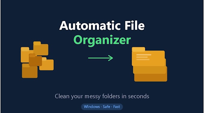 Build an automatic file organizer tool for your windows pc by T_a ...