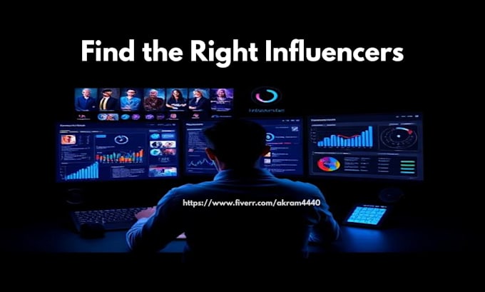 do manual influencer research and data analysis