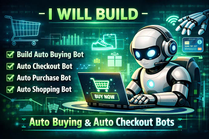 dev auto buying bot, auto checkout bot, auto purchase bot, auto shopping bot