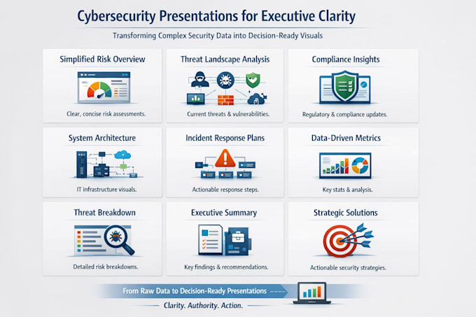 create cybersecurity powerpoint presentation design for effective communication