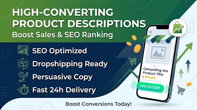 write SEO product descriptions for you