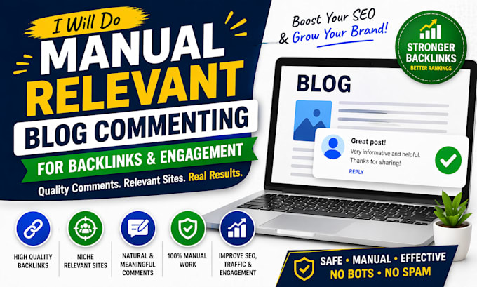 write relevant blog commenting for blog post and engagement