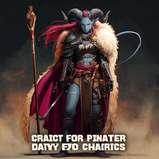 create custom dnd, rpg, and character art