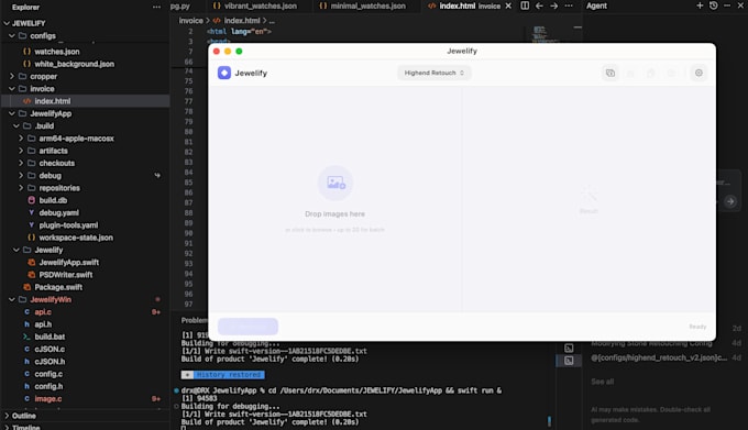 make custom window or mac app for make your work easy