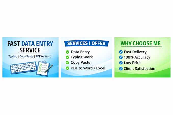 fast typing, typing work, data entry, copy typing, pdf to word