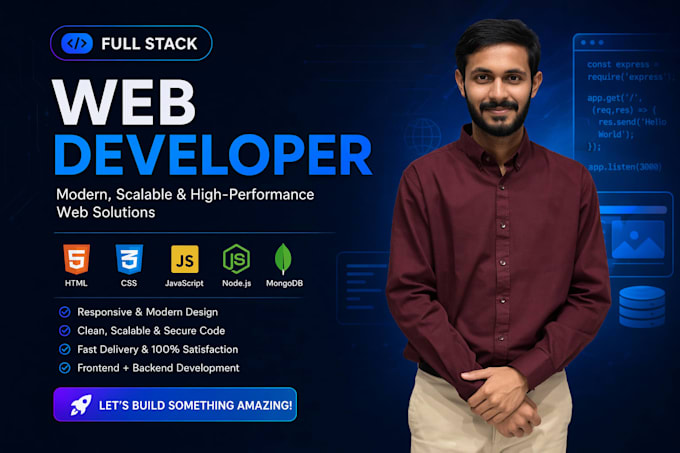 do full stack web development for your business and website