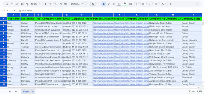 lead generation, b2b leads, contact info