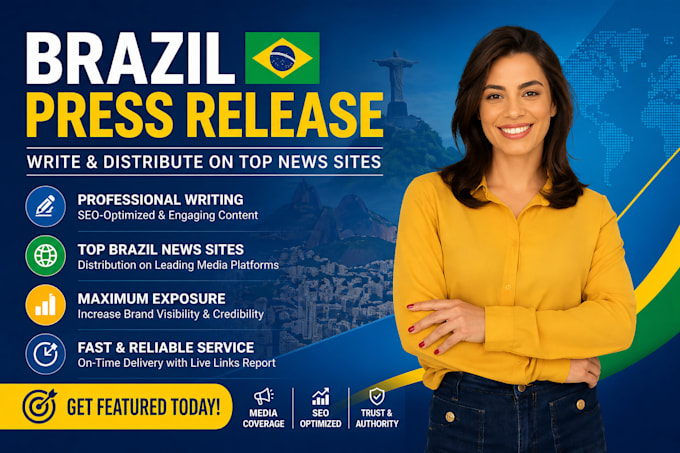 brazil press release writing and distribution on top news sites