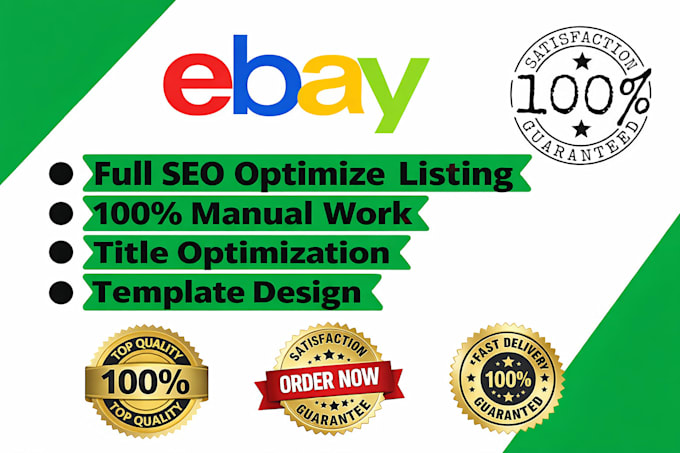 do ebay listing, ebay product listing, ebay SEO optimized, ebay lister