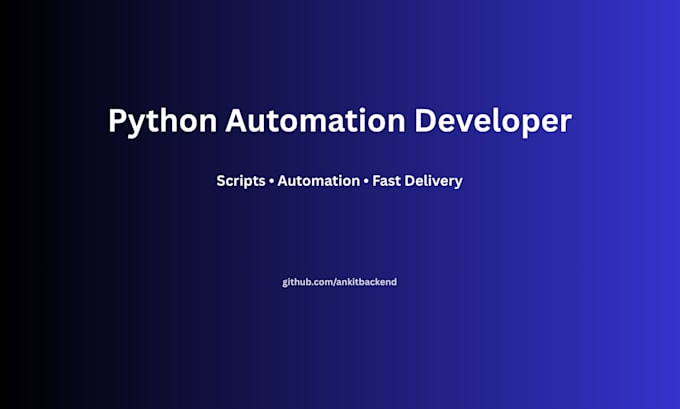 write a python script to automate a repetitive task for you
