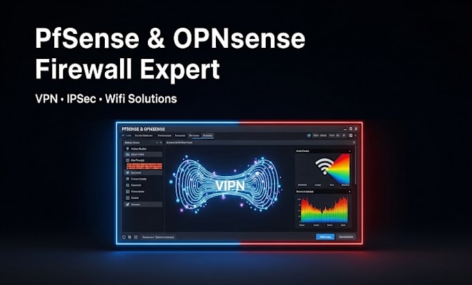 configure pfsense opnsense firewall VPN ipsec and wifi, VPN setup
