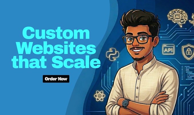 full stack website development with scalable backend and ai integration