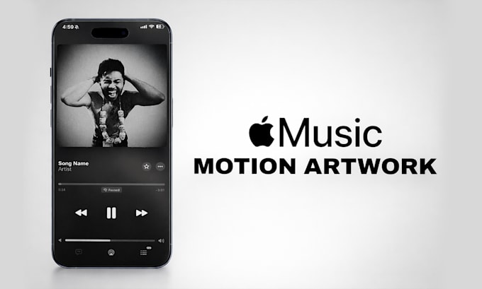 create apple music animated motion artwork for your song