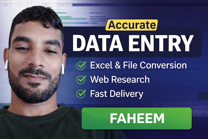 fast typing, excel, and file conversion services