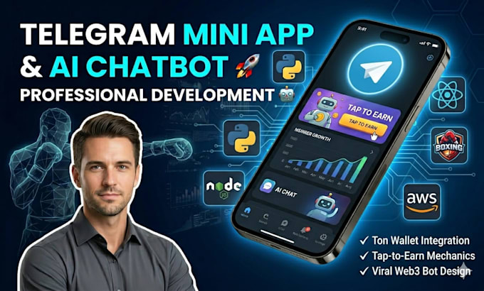 develop a telegram mini app and professional ai chatbot