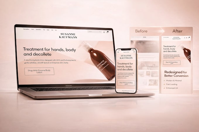 design a high converting custom shopify store or shopify website