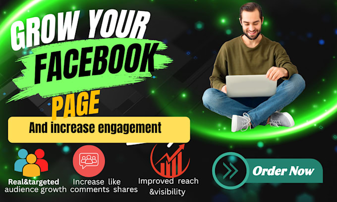 grow your facebook page and real audience and engagement