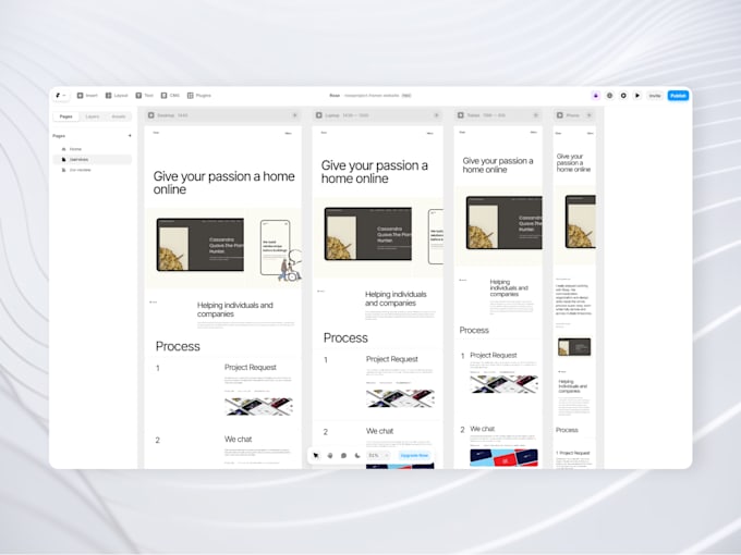 design framer website, convert figma to framer, framer cms