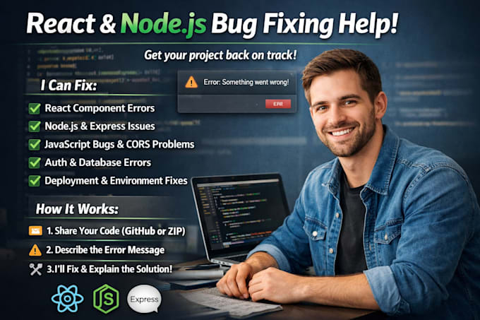 Corriger les bugs et erreurs dans votre react nodejs python