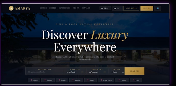 build a modern responsive website or landing page