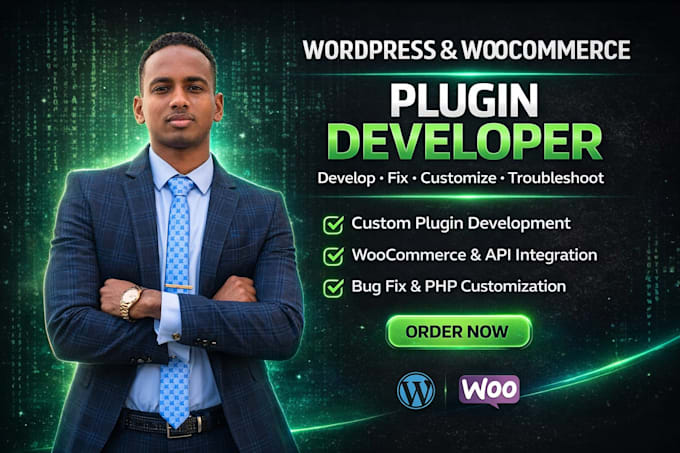 develop, fix, edit or troubleshoot custom wordpress plugin or woocommerce plugin