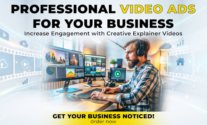 create an engaging explainer video or commercial video ad